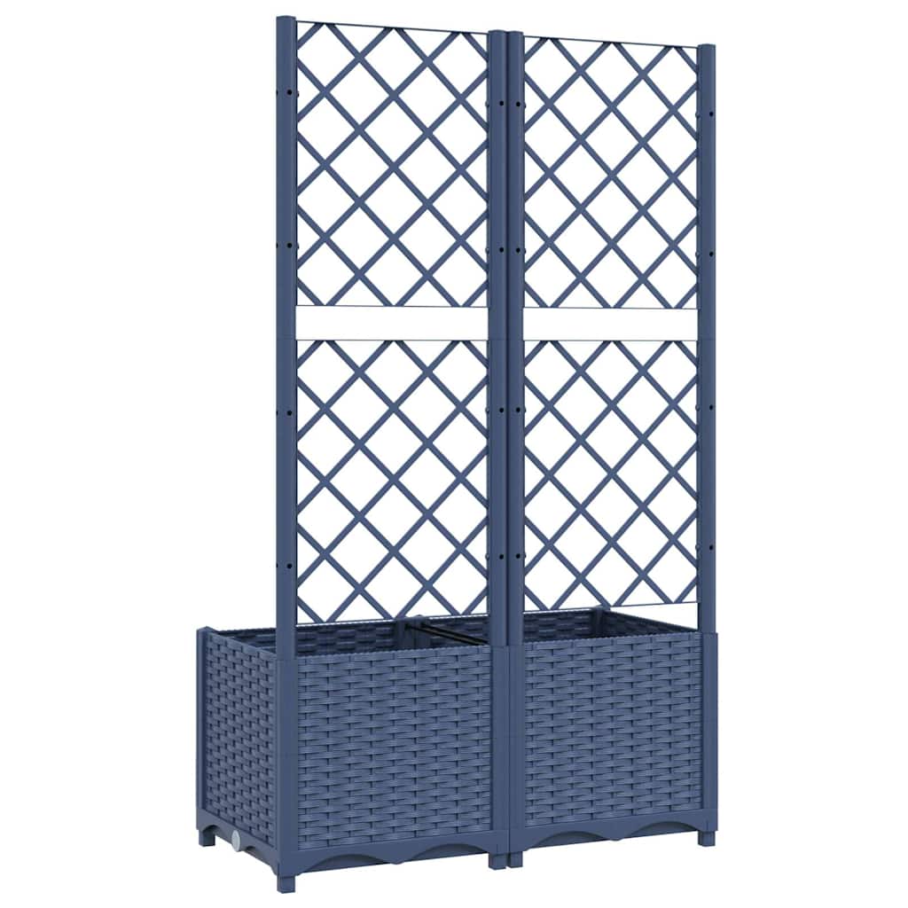 vidaXL Garden Blue Grey 80 x 40 x 136 cm 4