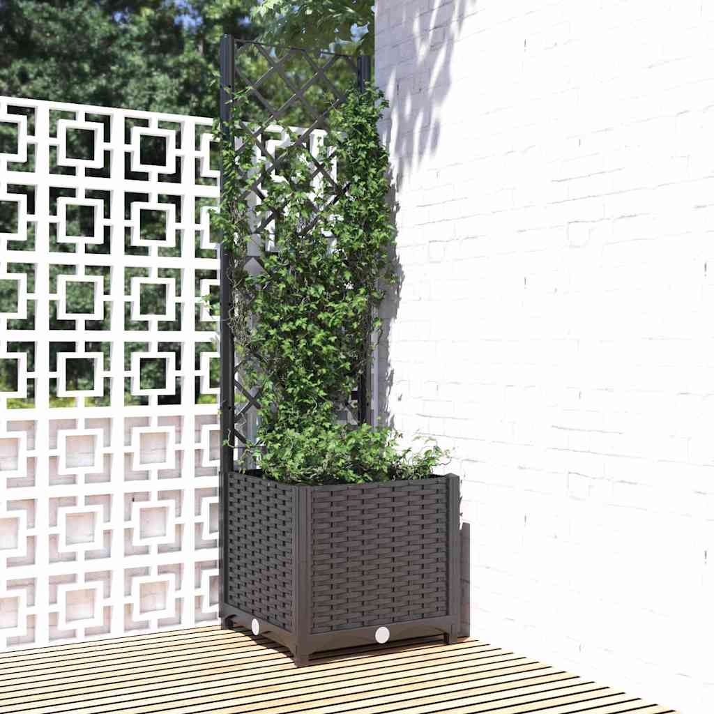 vidaXL Garden Black 40 x 40 x 136 cm 1