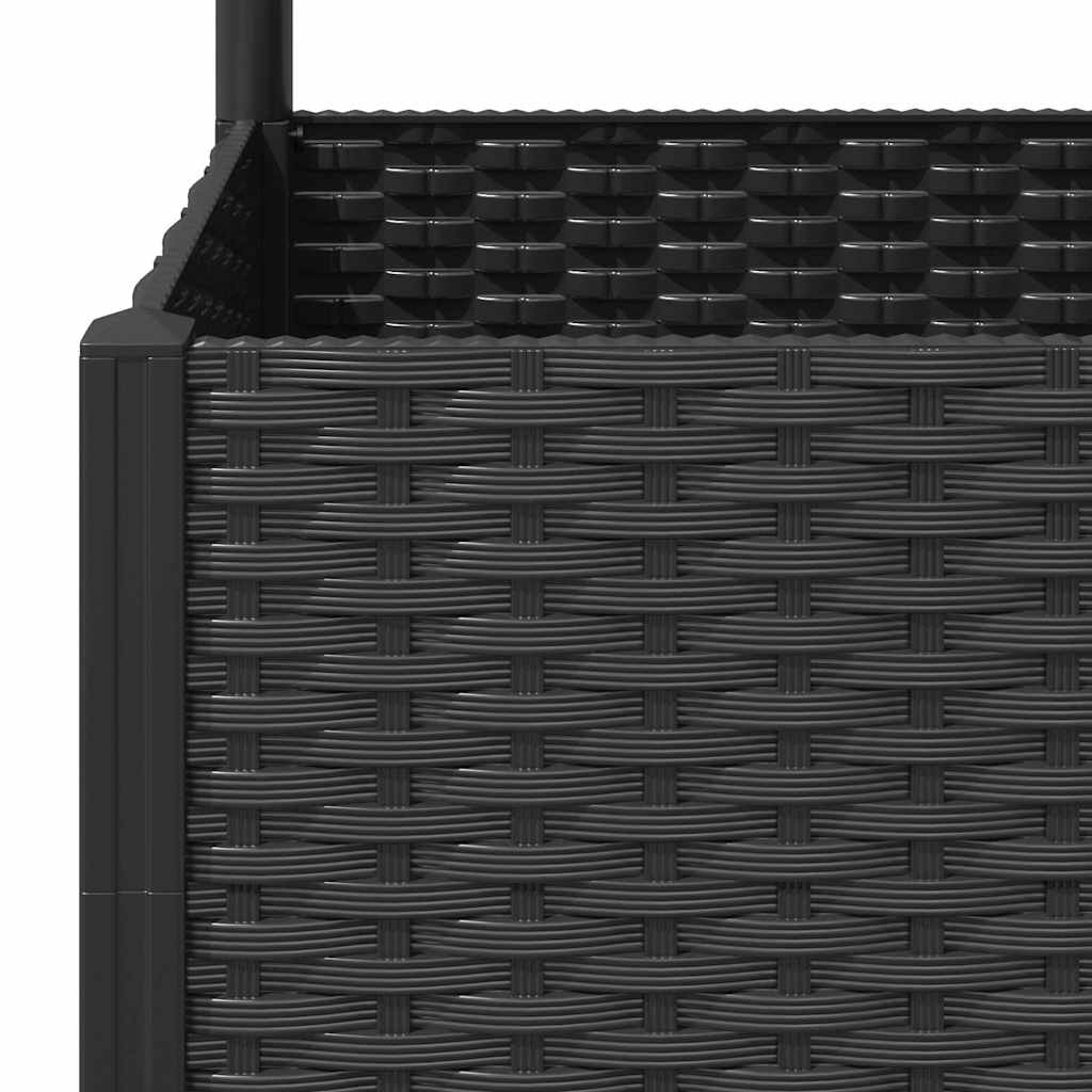 vidaXL Garden Black 80 x 40 x 136 cm 6