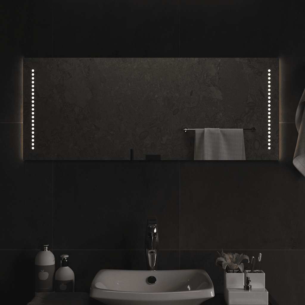 vidaXL LED Bathroom Mirror 100x40 cm 1