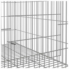 vidaXL Rabbit Cage 78x54x54 cm Galvanised Iron 6