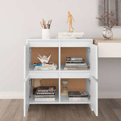 Sideboards 2 pcs 70x41x75 cm Engineered Wood White