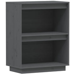 vidaXL Console Cabinet | Grey | Solid pine wood | Medium | Console Cabinet 2