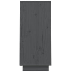 vidaXL Console Cabinet | Grey | Solid pine wood | Medium | Console Cabinet 6