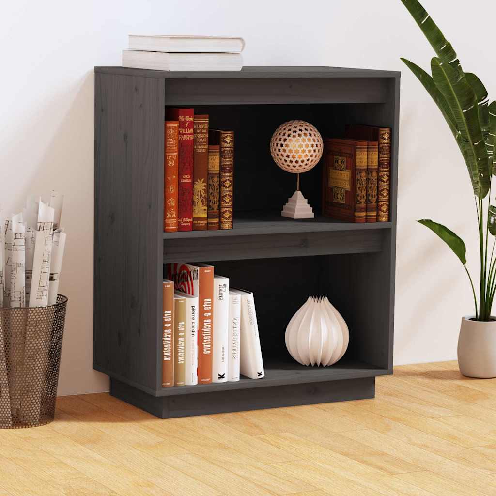vidaXL Console Cabinet | Grey | Solid pine wood | Medium | Console Cabinet 1