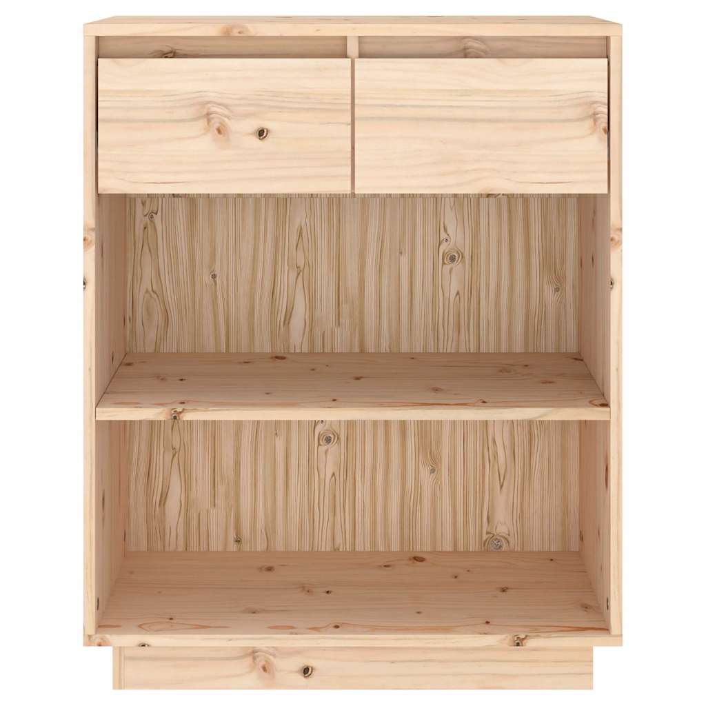 vidaXL Console Cabinet | Natural wood | Solid pine wood | Medium 5