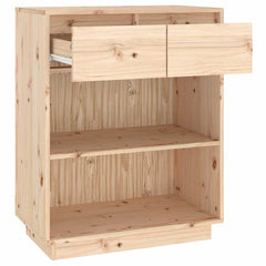 vidaXL Console Cabinet | Natural wood | Solid pine wood | Medium 6