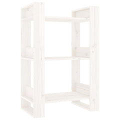 vidaXL Book Cabinet | White | Solid pine wood | Medium | Book Cabinet 2