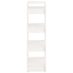 vidaXL Book Cabinet | White | Solid pine wood | Standard | Book Cabinet 4