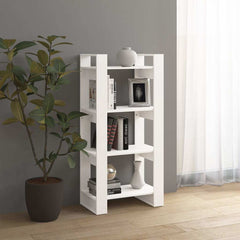 vidaXL Book Cabinet | White | Solid pine wood | Standard | Book Cabinet 6