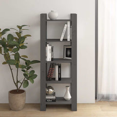 vidaXL Book Cabinet/Room Divider Solid Wood Width 60 cm