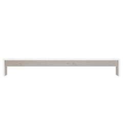 813930 vidaXL Monitor Stand White 100x27x15 cm Solid Wood Pine 4
