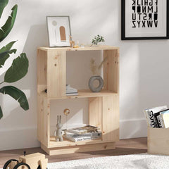 vidaXL Book Cabinet | Natural wood | Solid Pine Wood | Small | Book Cabinet 3