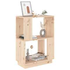 vidaXL Book Cabinet | Natural wood | Solid Pine Wood | Small | Book Cabinet 4