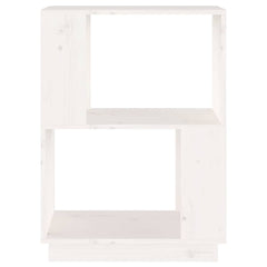 vidaXL Book Cabinet | White | Solid Pine Wood | Medium | Book Cabinet 5