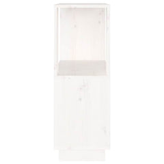 vidaXL Book Cabinet | White | Solid Pine Wood | Medium | Book Cabinet 6