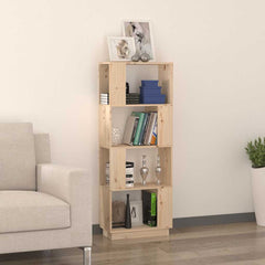 vidaXL Book Cabinet | Pine wood | Solid pine wood 3