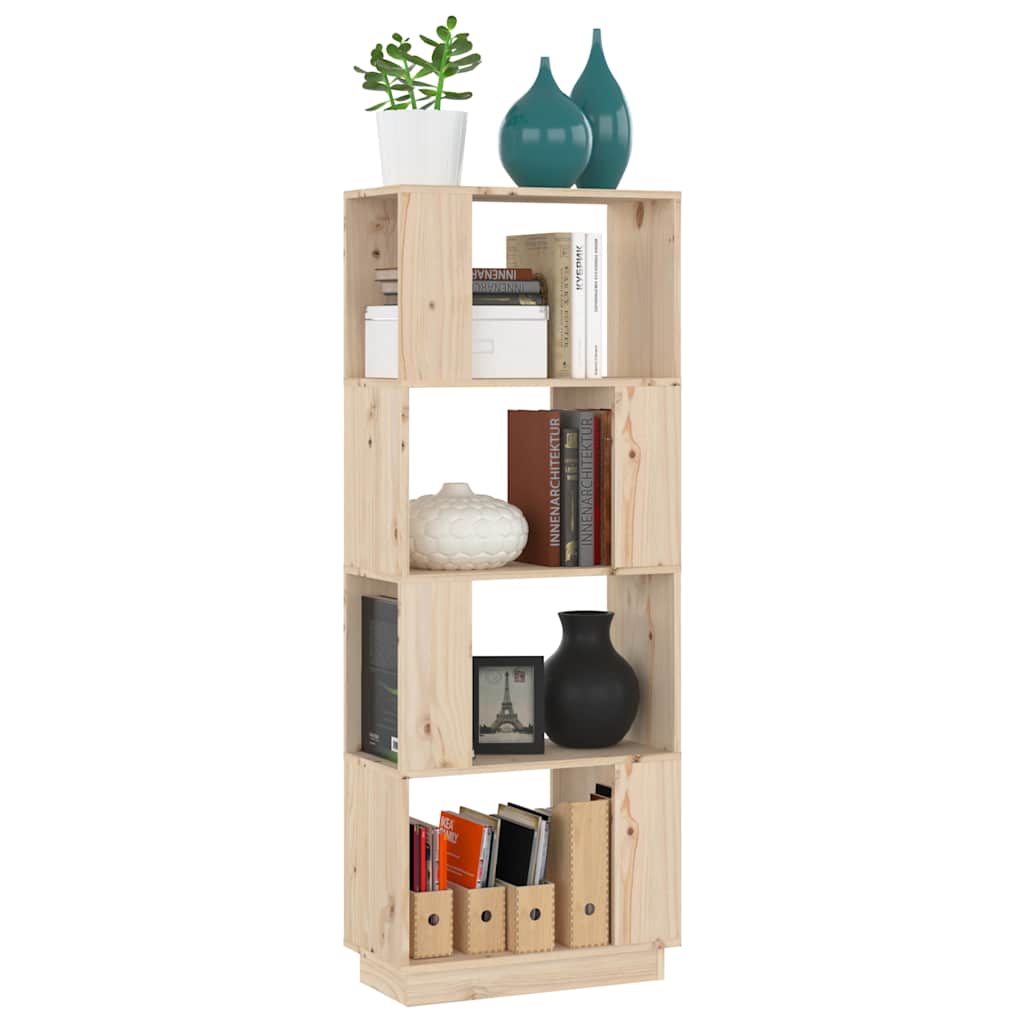 vidaXL Book Cabinet | Pine wood | Solid pine wood 4