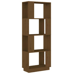 vidaXL Book Cabinet | Honey Brown | Solid Pine Wood | Medium | Book Cabinet 2