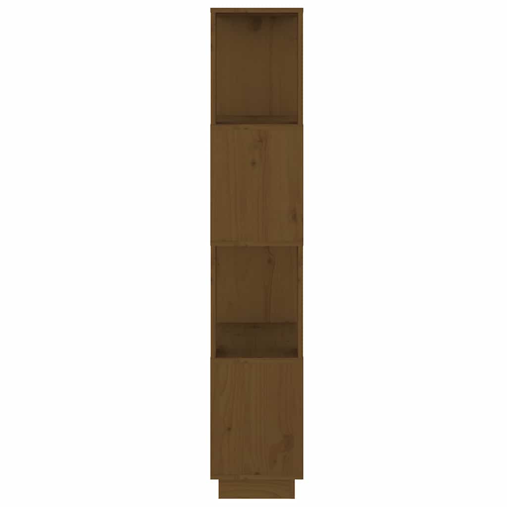 vidaXL Book Cabinet | Honey Brown | Solid Pine Wood | Medium | Book Cabinet 6