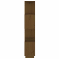 vidaXL Book Cabinet | Honey Brown | Solid Pine Wood | Medium | Book Cabinet 6