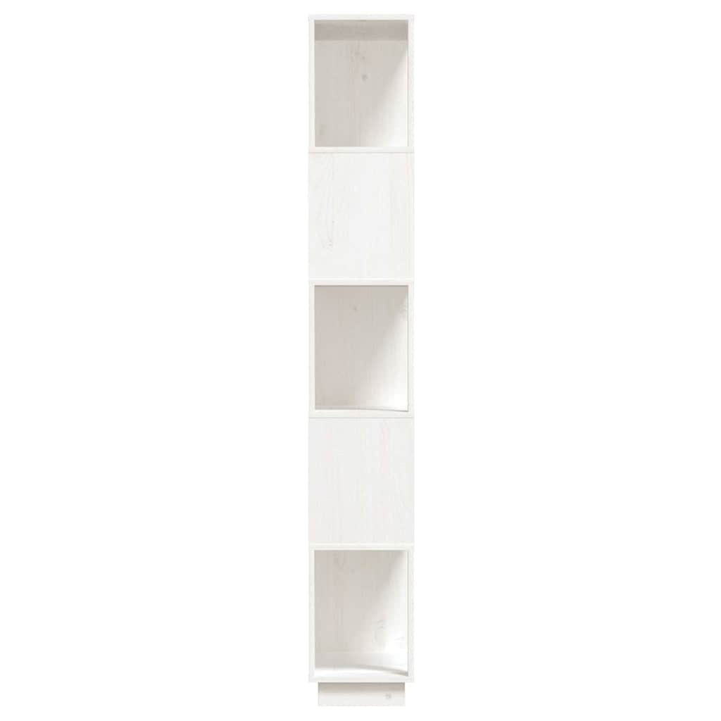 Book Cabinet/Room Divider 80x25x163,5 cm Solid Wood Pine White