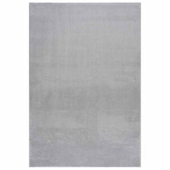 Washable Rug Soft Shaggy 160x230 cm Anti Slip Grey