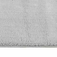 Washable Rug Soft Shaggy 160x230 cm Anti Slip Grey