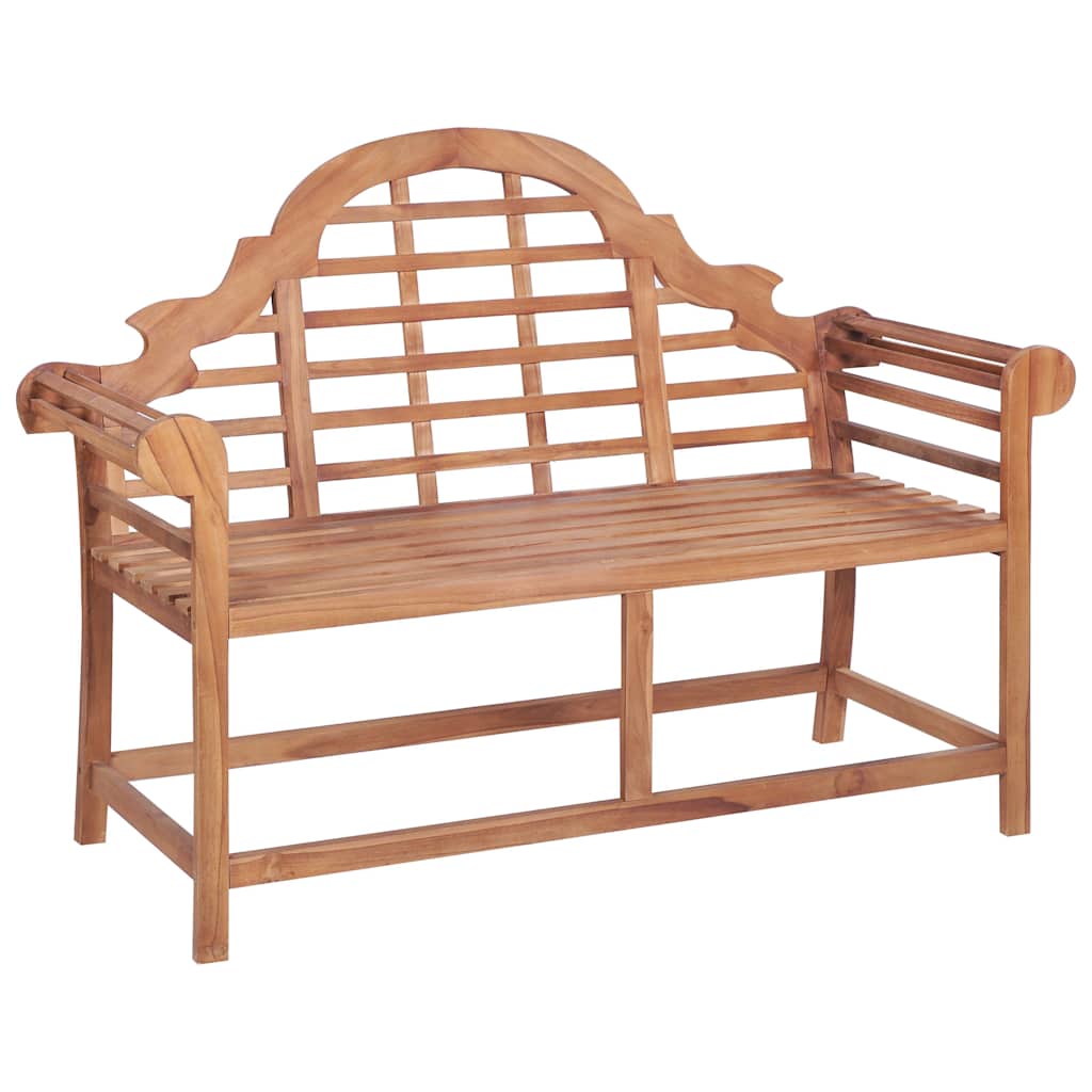 vidaXL Garden Bench 127x58.5x92.5 cm Solid Wood Teak 1