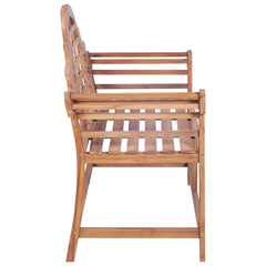 vidaXL Garden Bench 127x58.5x92.5 cm Solid Wood Teak 3