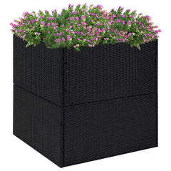 vidaXL Garden Planter Poly Rattan