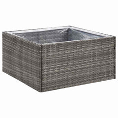 vidaXL Garden Planter | Grey and transparent 2