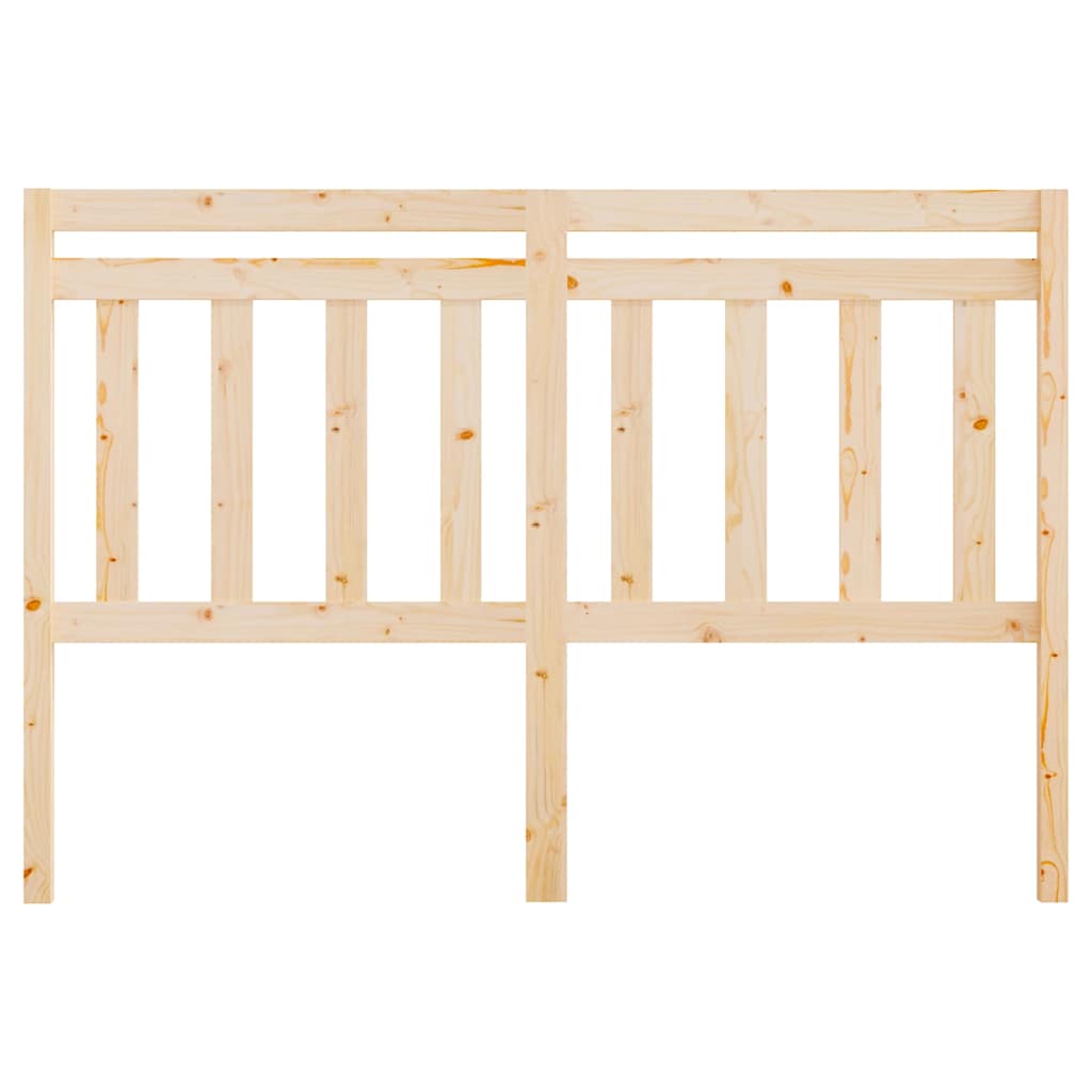 814089 vidaXL Bed Headboard 140x4x100 cm Solid Wood Pine 3
