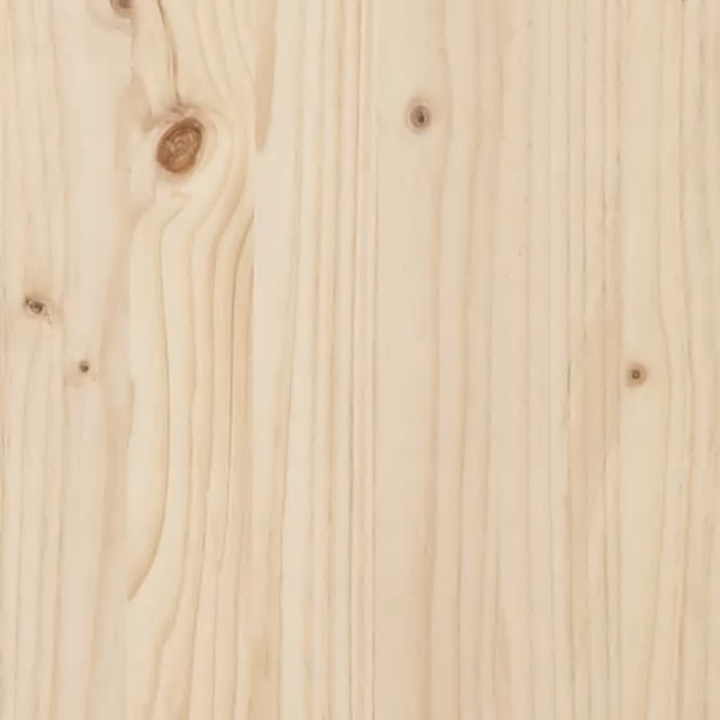 814089 vidaXL Bed Headboard 140x4x100 cm Solid Wood Pine 4