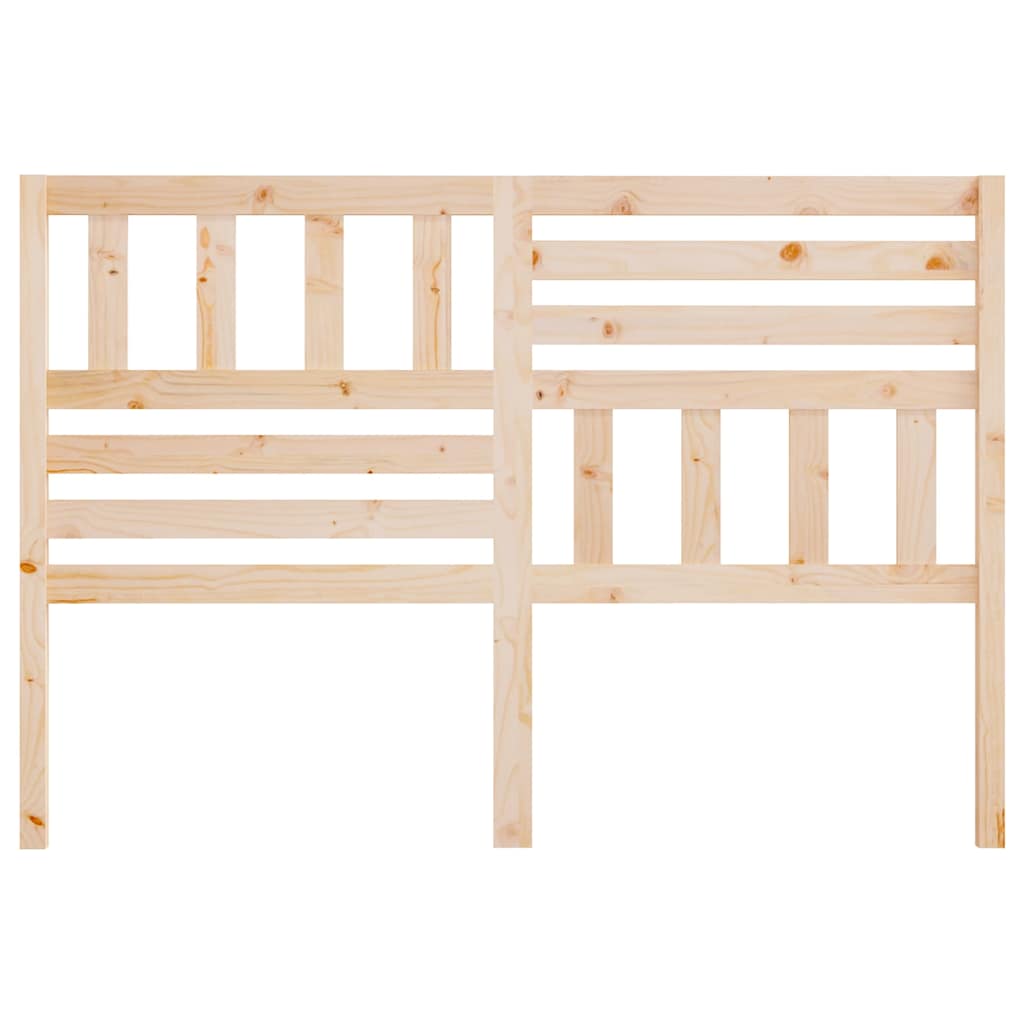 vidaXL Bed Headboard 146x4x100 cm Solid Wood Pine 4