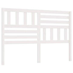 vidaXL Bed Headboard White 146x4x100 cm Solid Wood Pine 2