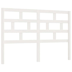 vidaXL Bed Headboard | White | Solid Pine Wood | Standard | Appealing Design 2