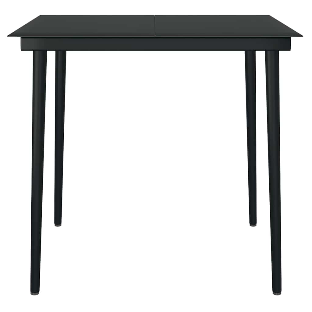 Garden Dining Black table length