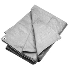 vidaXL Tarpaulin 180 g/m² 6x6 m Grey HDPE 2