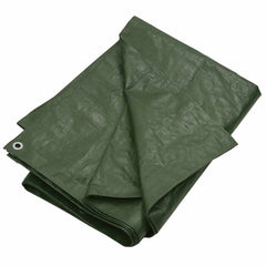 vidaXL Tarpaulin 180 g/m² 8x10 m Green HDPE 2