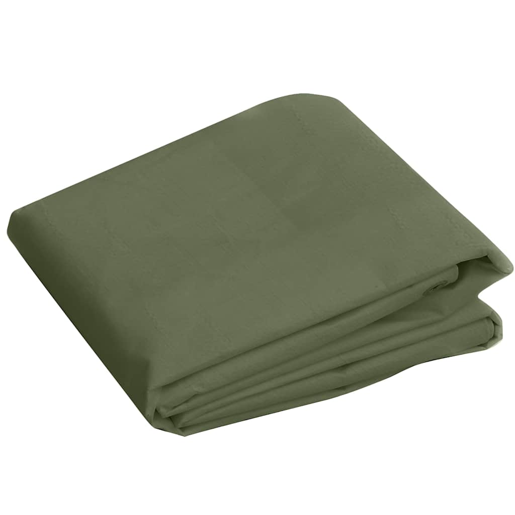 vidaXL Tarpaulin 260 g/m² 3x6 m Green HDPE 3