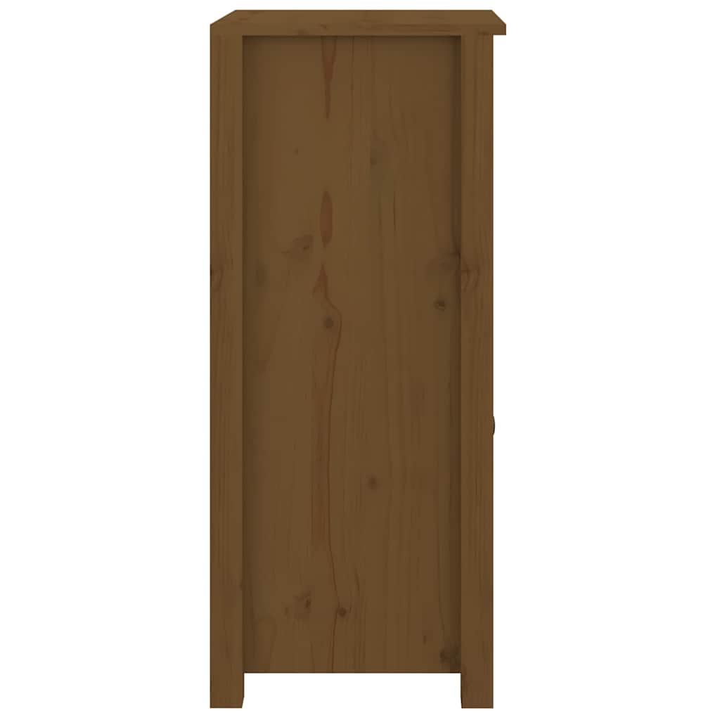vidaXL Sideboard Honey Brown 40x35x80 cm Solid Wood Pine 6