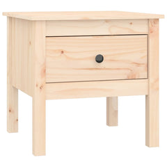 vidaXL Side Table 50x50x49 cm Solid Wood Pine 2