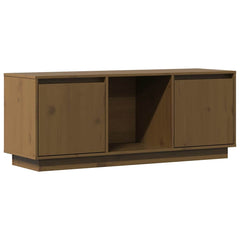 vidaXL TV Cabinet | Honey brown | Solid pine wood | Medium | TV Cabinet 2
