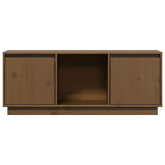 vidaXL TV Cabinet | Honey brown | Solid pine wood | Medium | TV Cabinet 5