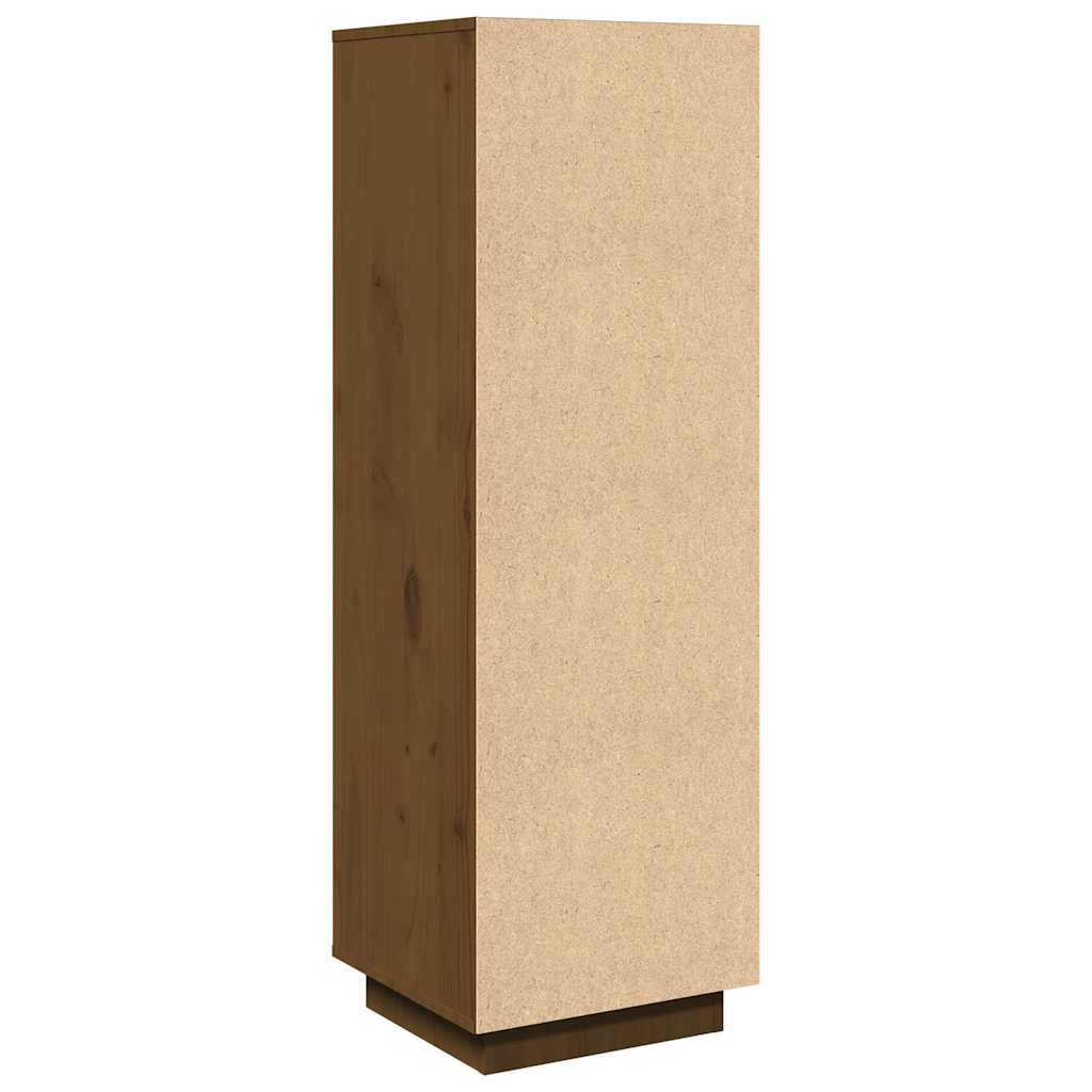 vidaXL Highboard | Honey brown | Solid pine wood | Tall | Cabinet | Rectangular 6