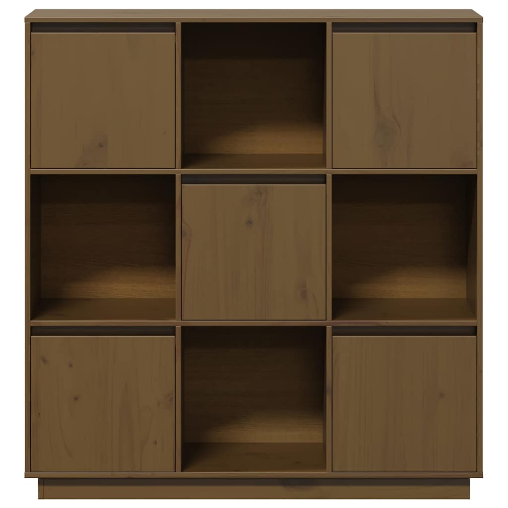 Highboard 110,5x35x117 cm Solid Wood Pine Honey brown