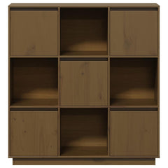 Highboard 110,5x35x117 cm Solid Wood Pine Honey brown