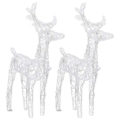 vidaXL Christmas Reindeer | Set of 2 | Blue | Acrylic | Medium 5