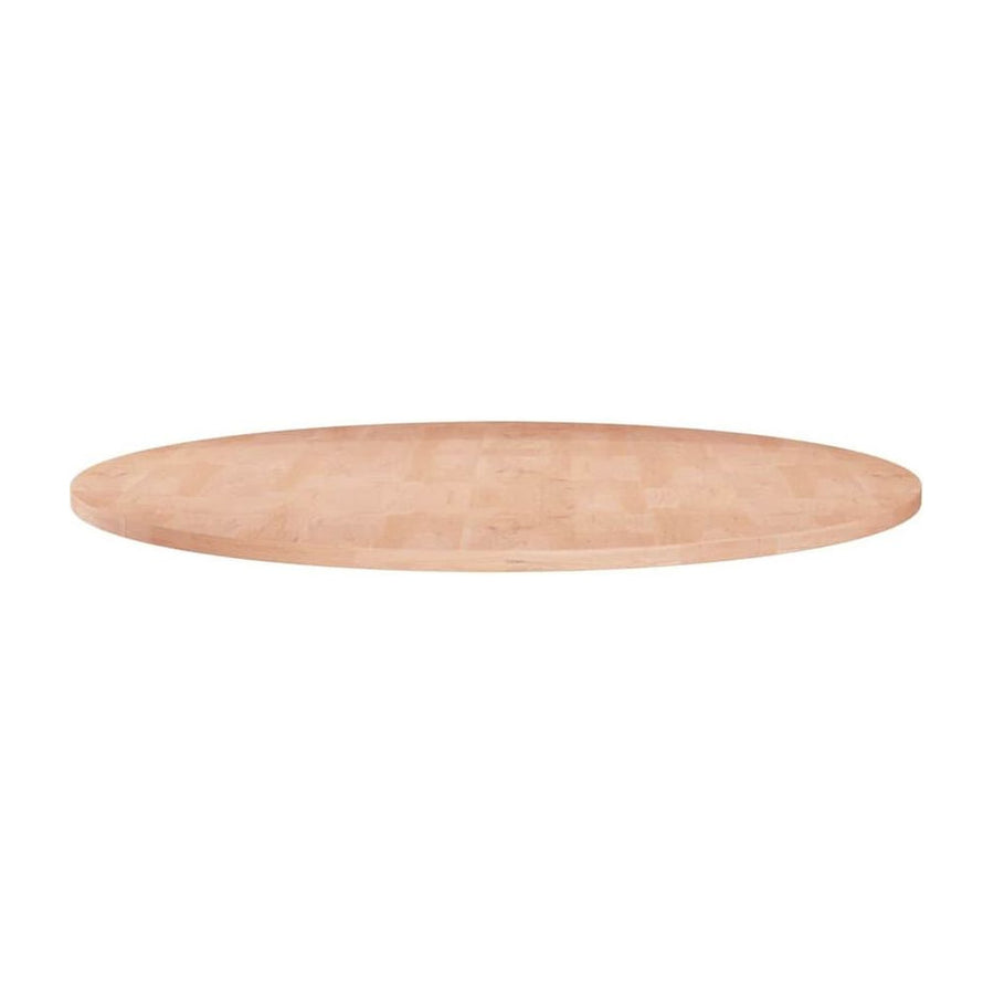 Round Table Top??60x1.5 cm Solid Wood Oak